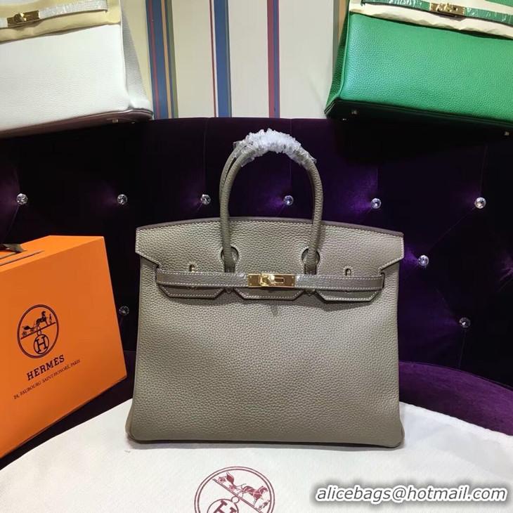 Hot Sale Hermes Birkin 30CM Tote Bag Togo Leather H6088 Etoupe Golden Hardware