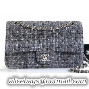 Luxury Cheap Chanel Tweed Classic Flap Bag A1112 Etoupe 2019