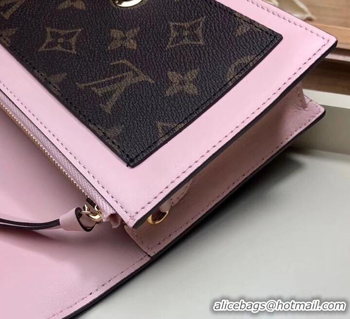 Best Grade Louis Vuitton Monogram Canvas Flore Chain Wallet M67405 Magnolia 2019