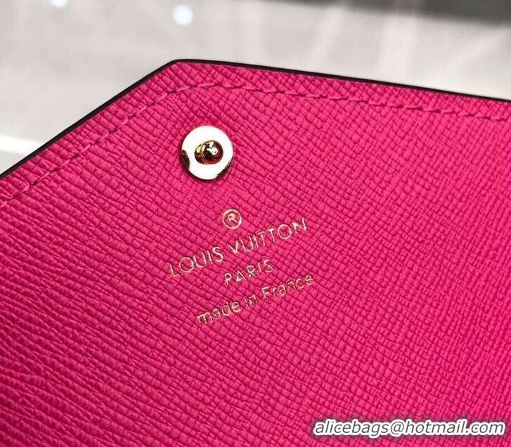 Popular Louis Vuitton Love Lock Monogram Canvas Sarah Wallet M64117 2019