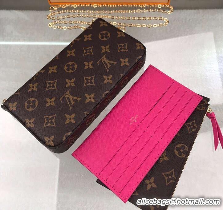 Sumptuous Louis Vuitton Love Lock Monogram Canvas Pochette Felicie Bag M63999 2019 