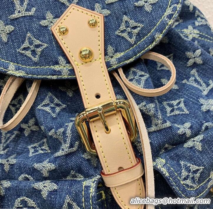 Good Quality Louis Vuitton Monogram Denim Sac A Dos Backpack PM Bag D53216 2019