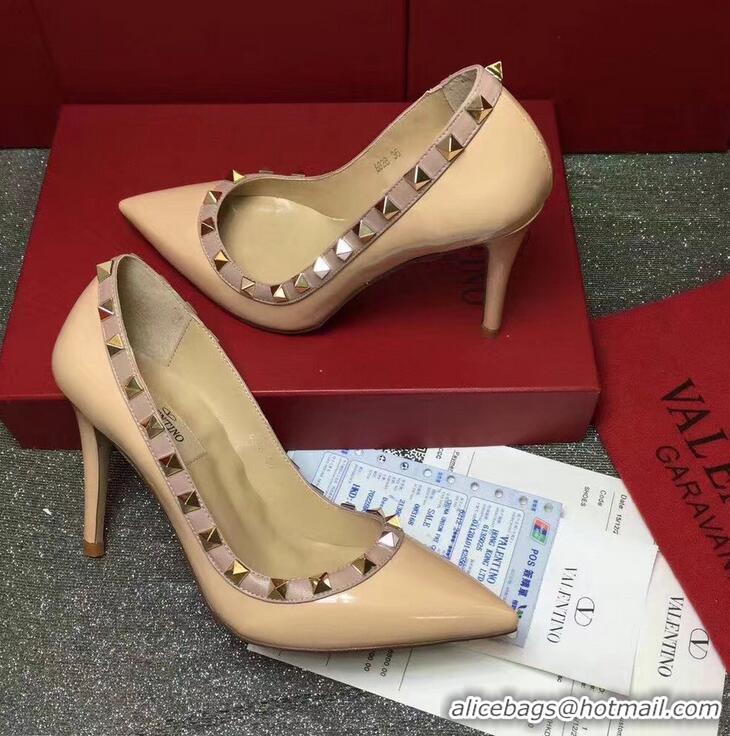 Shop Discount VALENTINO PATENT ROCKSTUD PUMP 9.5CM VT8510 PINK