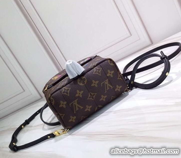 Unique Style Louis Vuitton Love Lock Monogram Canvas Palm Springs Mini Backpack Bag M44367 2019