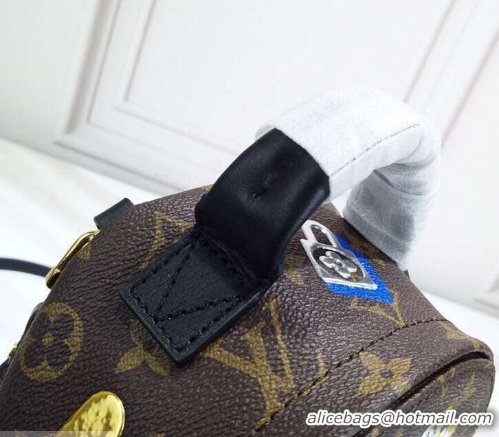 Unique Style Louis Vuitton Love Lock Monogram Canvas Palm Springs Mini Backpack Bag M44367 2019