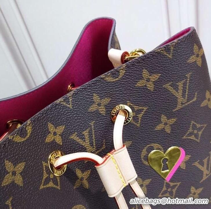 Purchase Louis Vuitton Love Lock Monogram Canvas NéoNoé Bucket Bag M44369 2019