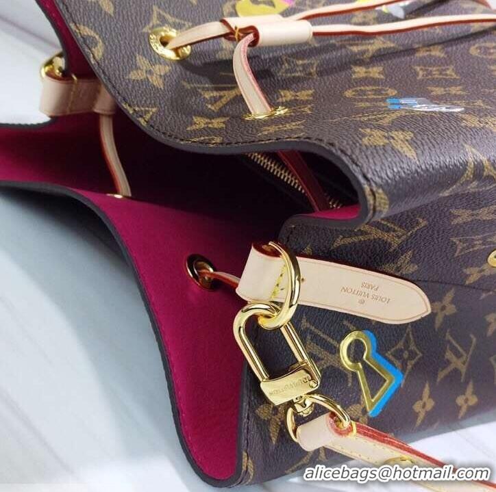 Purchase Louis Vuitton Love Lock Monogram Canvas NéoNoé Bucket Bag M44369 2019