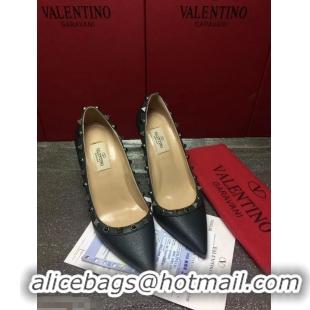 Modern VALENTINO ROLLING ROCKSTUD PUMP 9.5CM VT8661 Black