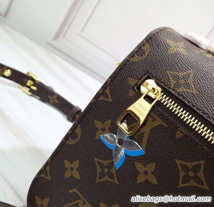 Popular Style Louis Vuitton Love Lock Monogram Canvas Pochette Métis Bag M44366 2019