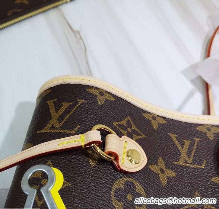 Super Quality Louis Vuitton Love Lock Monogram Canvas Neverfull MM Tote Bag M44364 2019