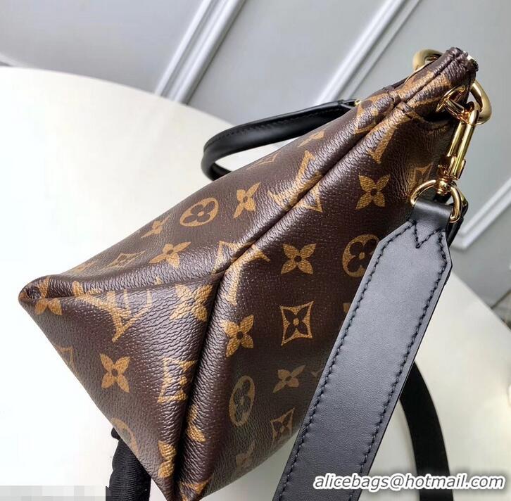 Expensive Louis Vuitton Monogram Canvas Flower Zipped Tote BB Bag M44351 Noir 2019 