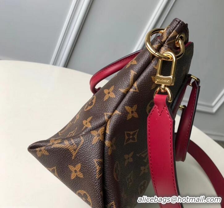 Charming Louis Vuitton Monogram Canvas Flower Zipped Tote BB Bag M44350 Lie de Vin 2019