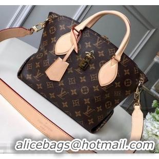 Perfect Louis Vuitton Monogram Canvas Flower Zipped Tote BB Bag M44359 Beige 2019