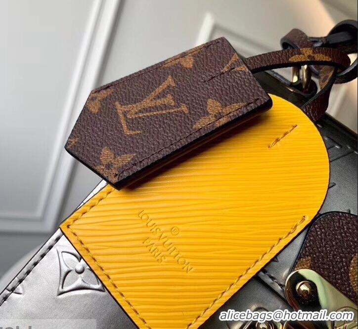 Luxury Louis Vuitton Monogram Vernis Patent Leather Spring Street Bag M90376 Bitume Métallisé 2019