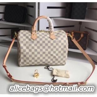 Best Quality Louis vuitton speedy 30 Damier Azur Canvas n41373