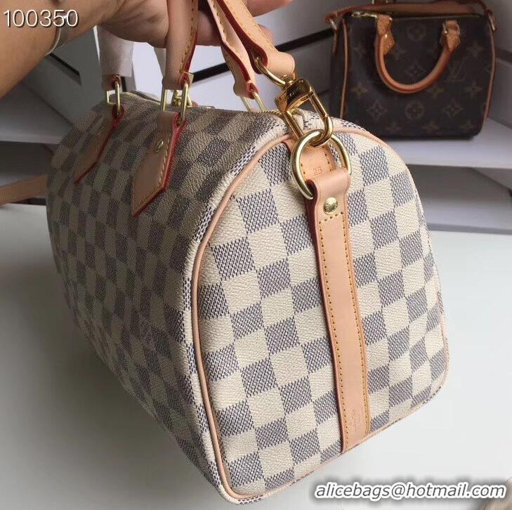 Best Luxury louis vuitton speedy 25 Damier Azur Canvas n41371