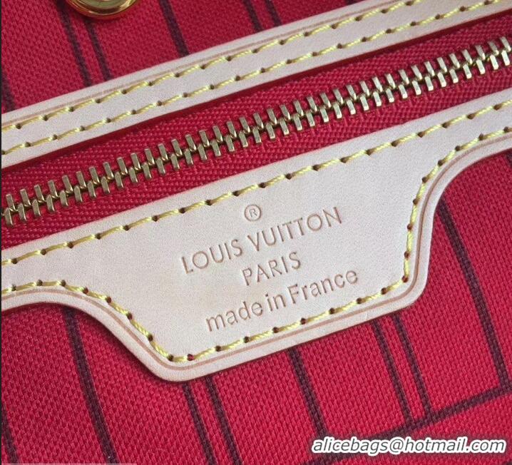 Charming Louis Vuittom Monogram Canvas Neverfull GM Bag RED M41180