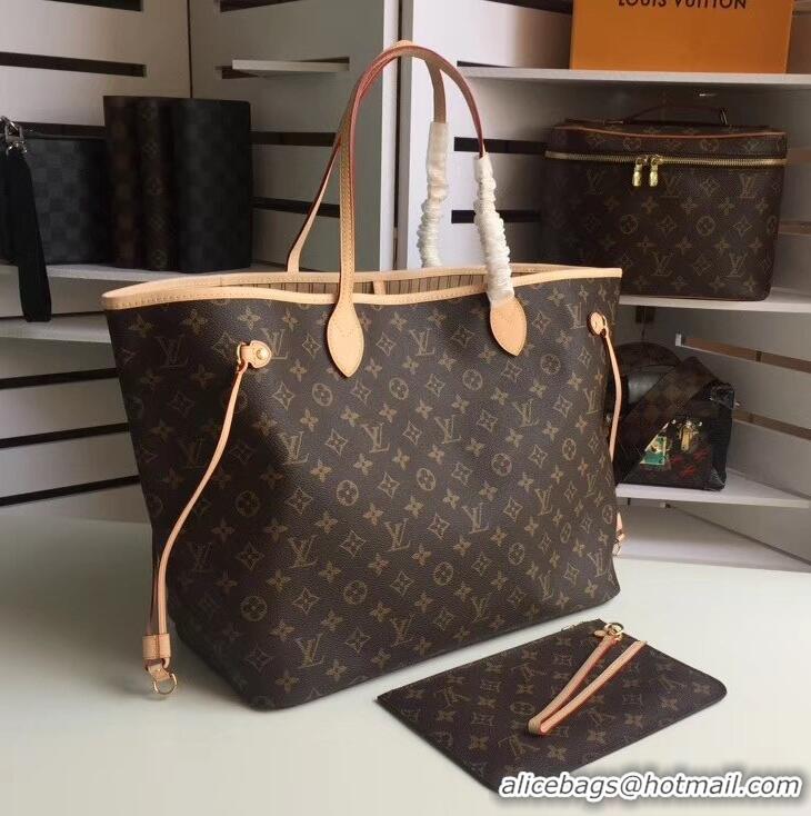 Discount Louis Vuittom Monogram Canvas Neverfull GM Bag beige M40990