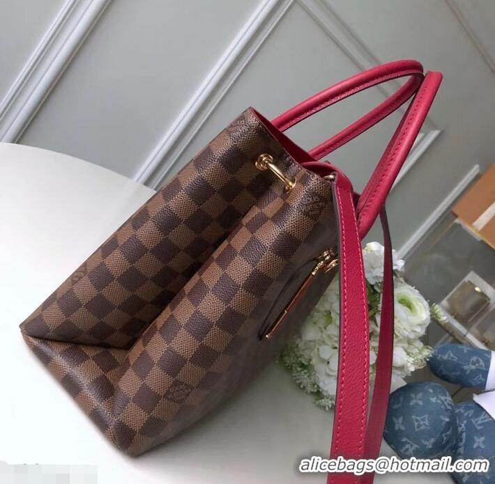 Discount Louis Vuitton Damier Ebene Canvas LV Riverside Tote Bag N40052 Lie de Vin 2019