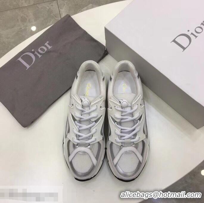 Buy Inexpensive Dior Calfskin Sneaker D0801 White Mesh