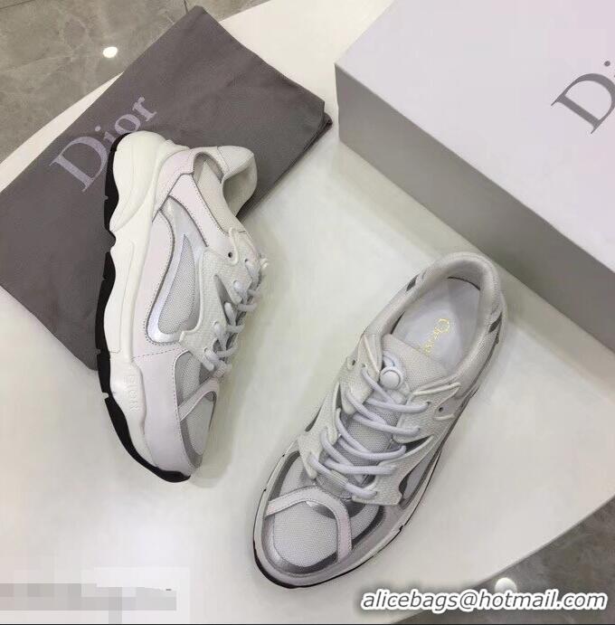 Buy Inexpensive Dior Calfskin Sneaker D0801 White Mesh