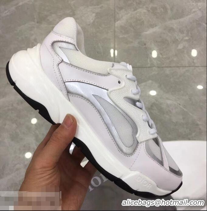 Buy Inexpensive Dior Calfskin Sneaker D0801 White Mesh