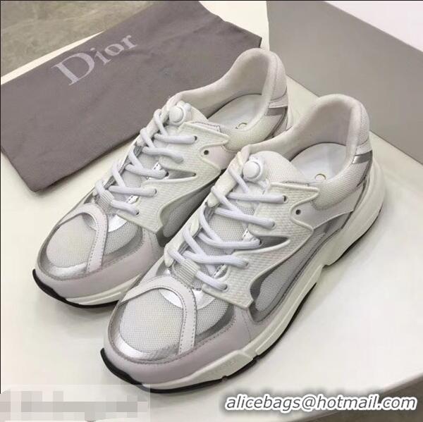 Buy Inexpensive Dior Calfskin Sneaker D0801 White Mesh