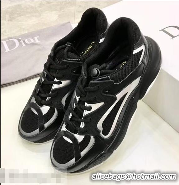 Inexpensive Discount Dior Calfskin Sneaker D0801 Black Mesh