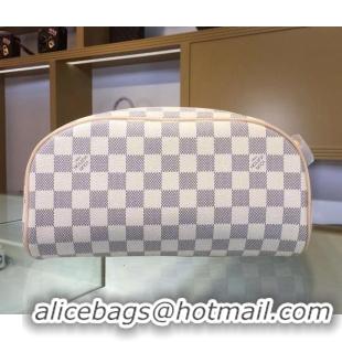 Best Grade Louis Vuitton King Size Toiletry 28 Bag Damier Azur Canvas N475211