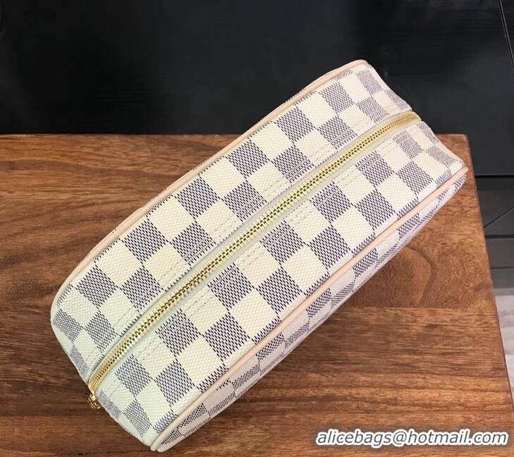 Inexpensive Louis Vuitton Toiletry 25 Bag Damier Azur Canvas M475311