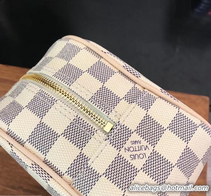 Inexpensive Louis Vuitton Toiletry 25 Bag Damier Azur Canvas M475311