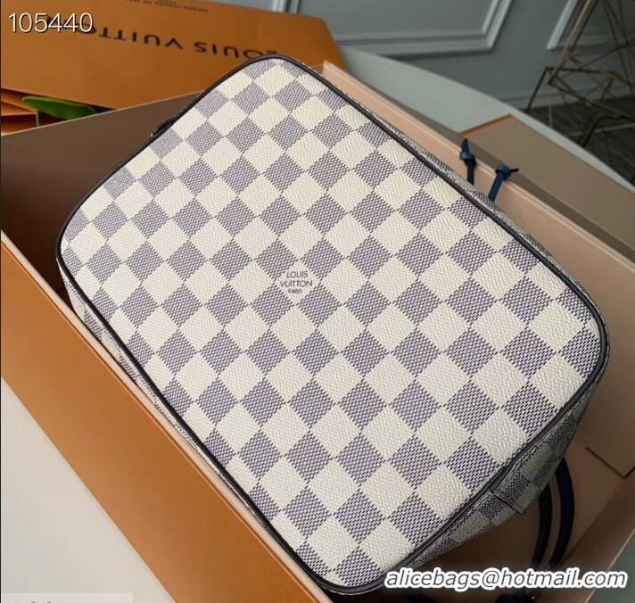 Good Quality Louis Vuitton Damier Azur Canvas NeoNoe Bucket Bag N40153 Bleuet