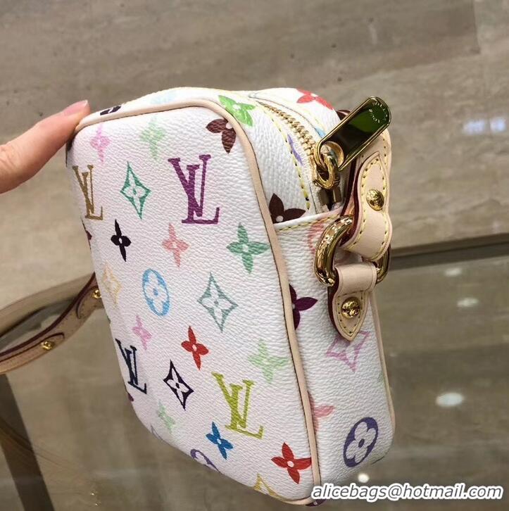 Discount Louis Vuitton Monogram Multicolor Lift Shoulder Pochette Bag M40055 White