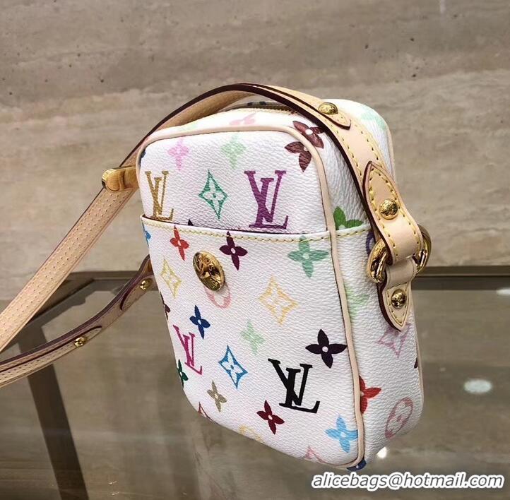 Discount Louis Vuitton Monogram Multicolor Lift Shoulder Pochette Bag M40055 White