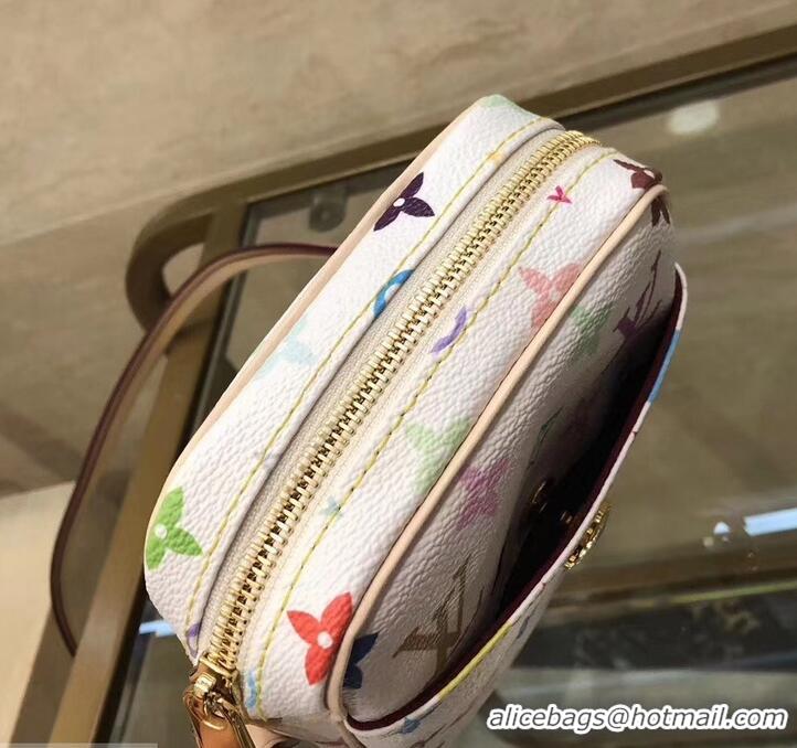 Discount Louis Vuitton Monogram Multicolor Lift Shoulder Pochette Bag M40055 White