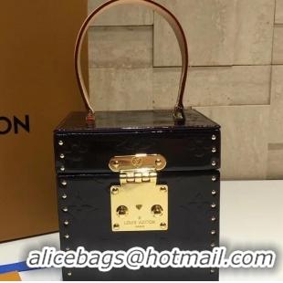 Classic Louis Vuitton Vintage Monogram Vernis Bleecker Box Top Handle Bag M40011 Amarante 2019