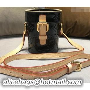 Imitation Louis Vuitton Vintage Monogram Vernis Mini Container Bag M40021 Black 2019