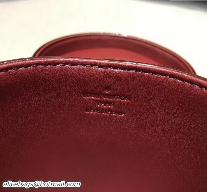 Perfect Louis Vuitton Vintage Monogram Vernis Mini Container Bag M40021 Burgundy 2019