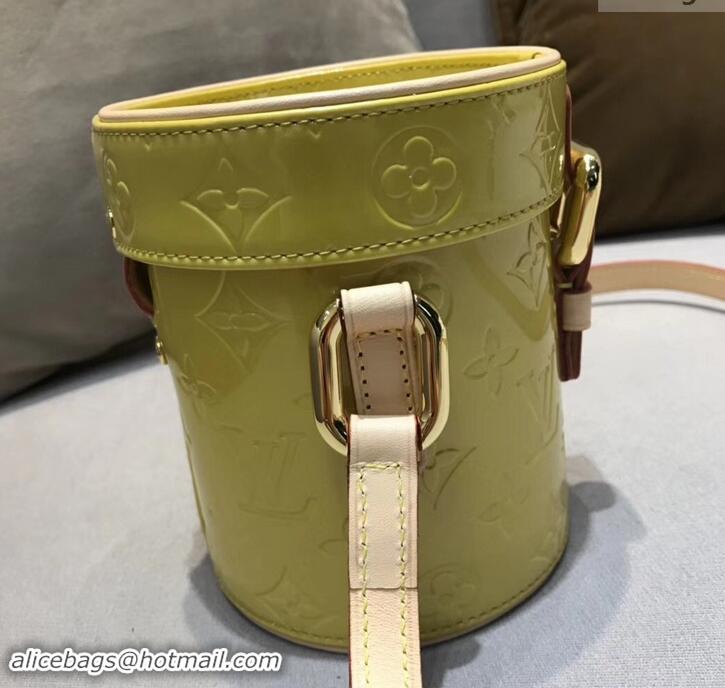 New Fashion Louis Vuitton Vintage Monogram Vernis Mini Container Bag M40021 Yellow 2019