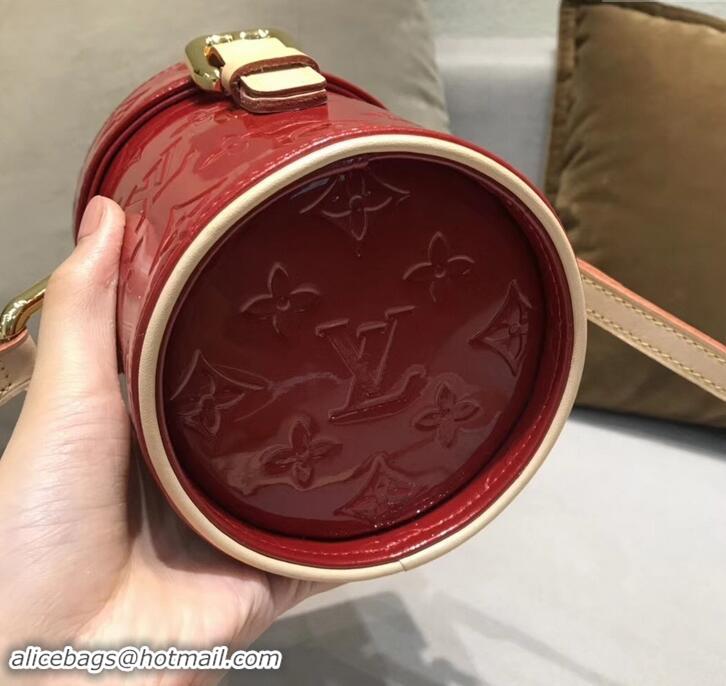 Top Design Louis Vuitton Vintage Monogram Vernis Mini Container Bag M40021 Red 2019