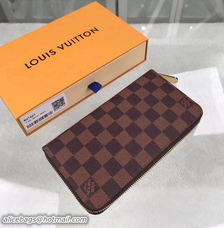 Well Crafted louis vuitton zippy wallet damier ebene n41661