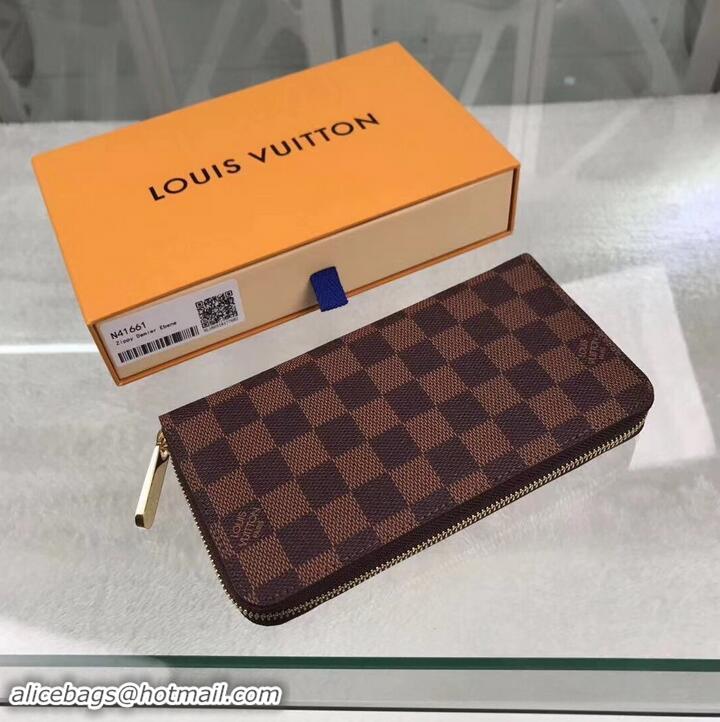 Well Crafted louis vuitton zippy wallet damier ebene n41661