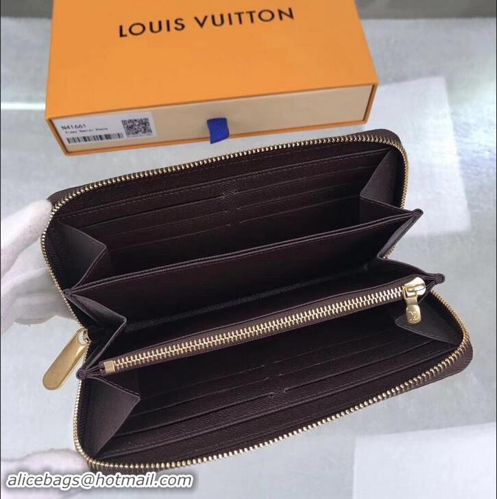 Well Crafted louis vuitton zippy wallet damier ebene n41661