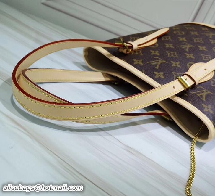 Good Product Louis Vuitton Monogram Canvas Bucket Tote Bag M42238