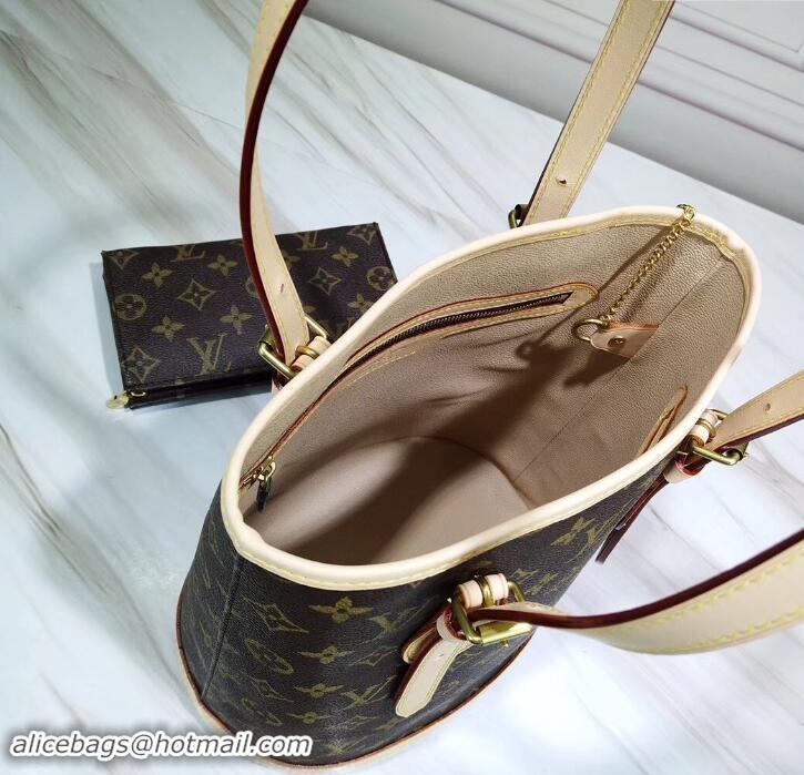 Good Product Louis Vuitton Monogram Canvas Bucket Tote Bag M42238