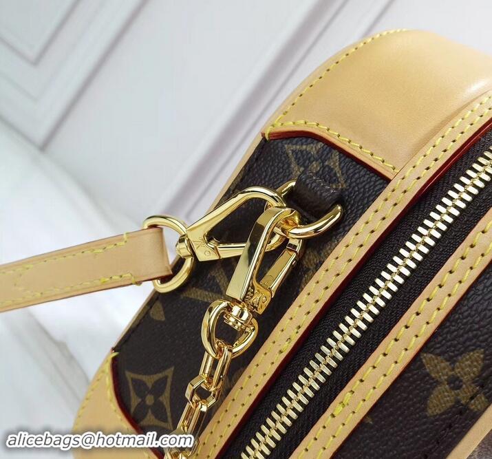 Shop Duplicate Louis Vuitton Monogram Canvas Mini Luggage Chain Bag M44581 2019 