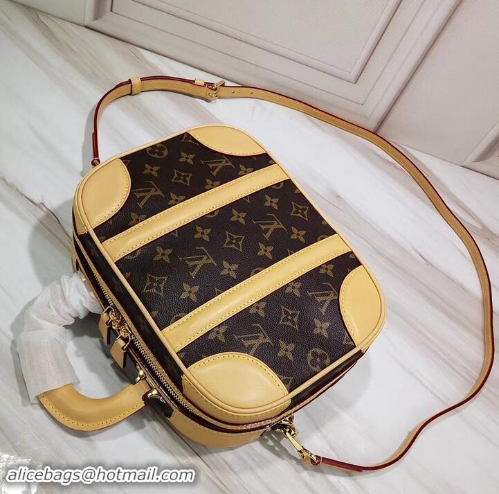 Shop Duplicate Louis Vuitton Monogram Canvas Mini Luggage Chain Bag M44581 2019 