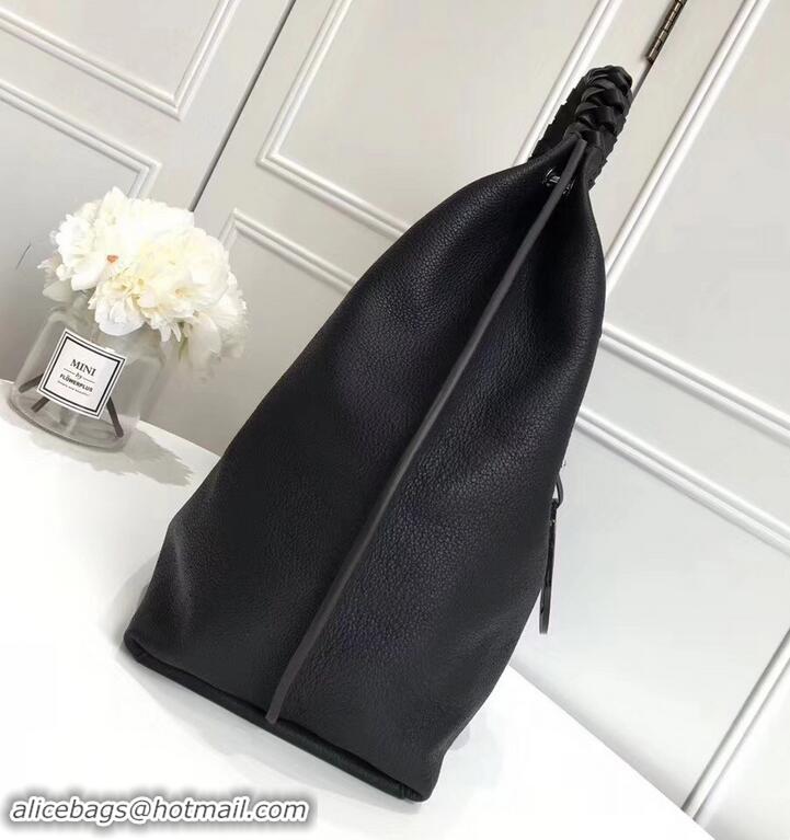 Durable Louis Vuitton Mahina Calf Leather Carmel Hobo Bag M52950 Noir 2019