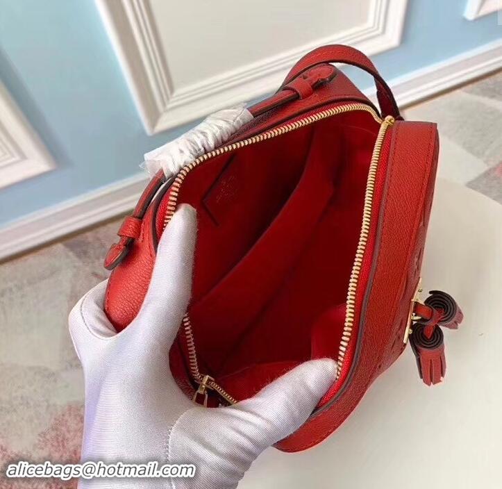 Best Grade Louis Vuitton Monogram Empreinte Saintonge Bag M44606 Scarlet 2019