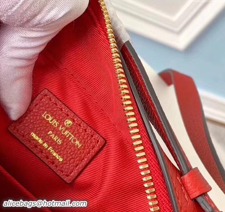 Best Grade Louis Vuitton Monogram Empreinte Saintonge Bag M44606 Scarlet 2019